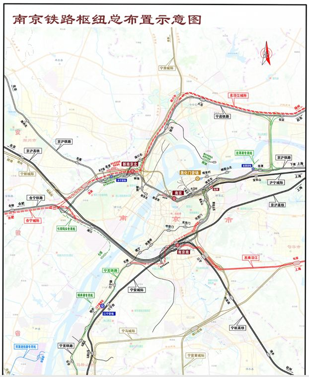 宁淮,宁宣城际铁路将构成鲁苏皖赣闽铁路新通道,一举扭转南京铁路枢纽